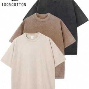 1PC Solid Color T-Shirts Fashion Retro Men's T-Shirts 230g Heavyweight Cotton Dropped Shoulder Design Unisex Short-Sleeve T-Shirts For All Seasons Casual Occasions Gift For Boyfriend 100% Pure Cotton Streetwear Designed For Young People Ideal Gift Between Friends Men's Clothing Men's T-Shirts,Men'sWashed Distressed Retro Short-Sleeved Shirt, Fashion Loose Fit Short Sleeve T-Shirt Summer Tops,Solid Color Short Sleeve Crewneck Tee, Relaxed Fit For Casual & Everyday Wear | Men's Fashion, Basic Tee, Plain T-Shirt, Cotton, Streetwear, Minimalist, Summer Top, Wardrobe Staple, High Quality, Solid Tee,Graphic Tees, Oversized T-Shirt, Polo Shirt, Button Up Shirt, Vintage Graphic Tee, Men's Henley, Linen Shirt, Basic Tee